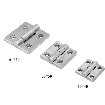 40*40mm SS304 Op zwaar werk berekende Scharnieren Met hoge weerstand 180 Graad voor Bootmarine