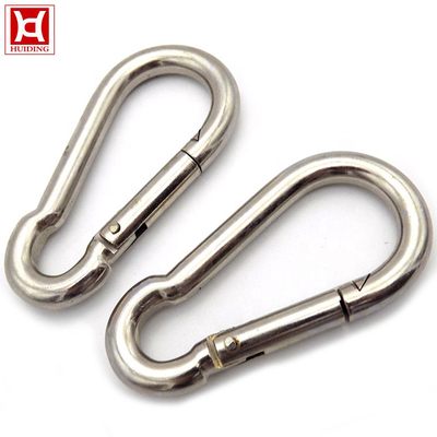 M5 Carabiner 304 Onverwachte Anticorrosieve Haken 5x50mm van het de Lenteroestvrije staal