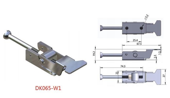 Het oppoetsen SS316 SS304 de Vangst van de Roestvrij staalknevel voor Lasersnijmachine
